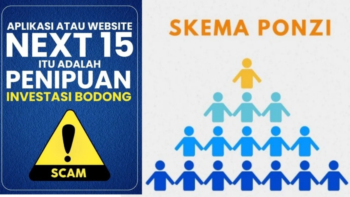 Aplikasi N 15 atau Next 15 yang terindikasi Ponzi