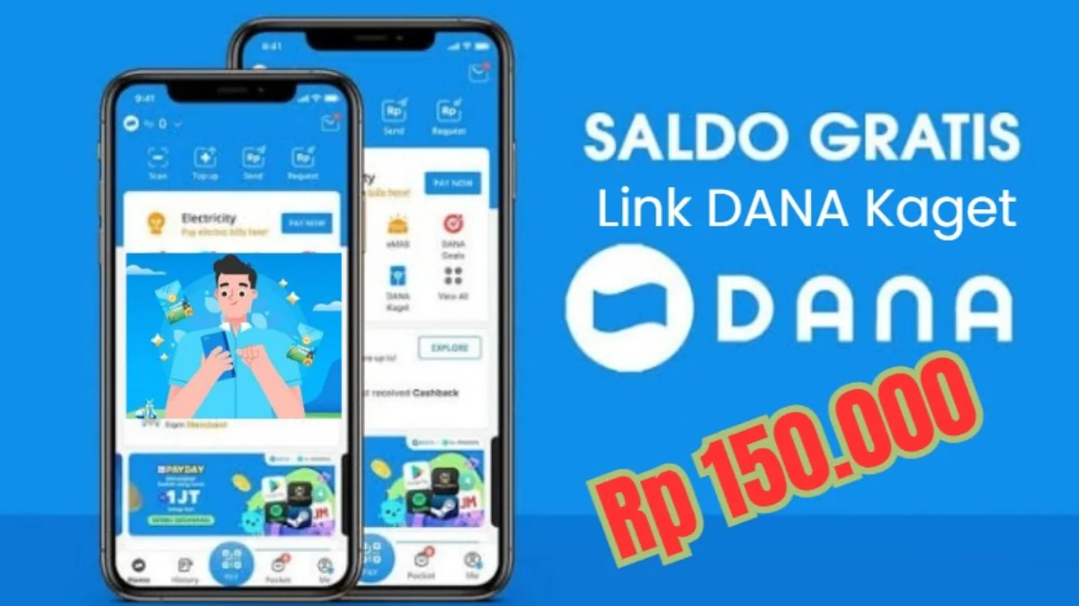 TERBARU, Link DANA Kaget Hari ini, Ada Saldo Gratis Hingga Rp150.000 Untuk Diklaim Link DANA kaget terbaru hari ini.