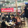 Acara Kopdargab dan Halal bihalal yang diselenggarakan Paguyuban Honda Kabupaten Bekasi (PHOKI) di Cafe & Resto Wibawa Mukti, Bekasi
