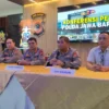 Dok. Polda Jabar saat berikan hasil penyelidikan kasus dokter Priguna melalui proses tes DNA. Senin (28/4). Foto. Sandi Nugraha.