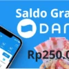 Saldo DANA Gratis hanya dengan satu KLIK