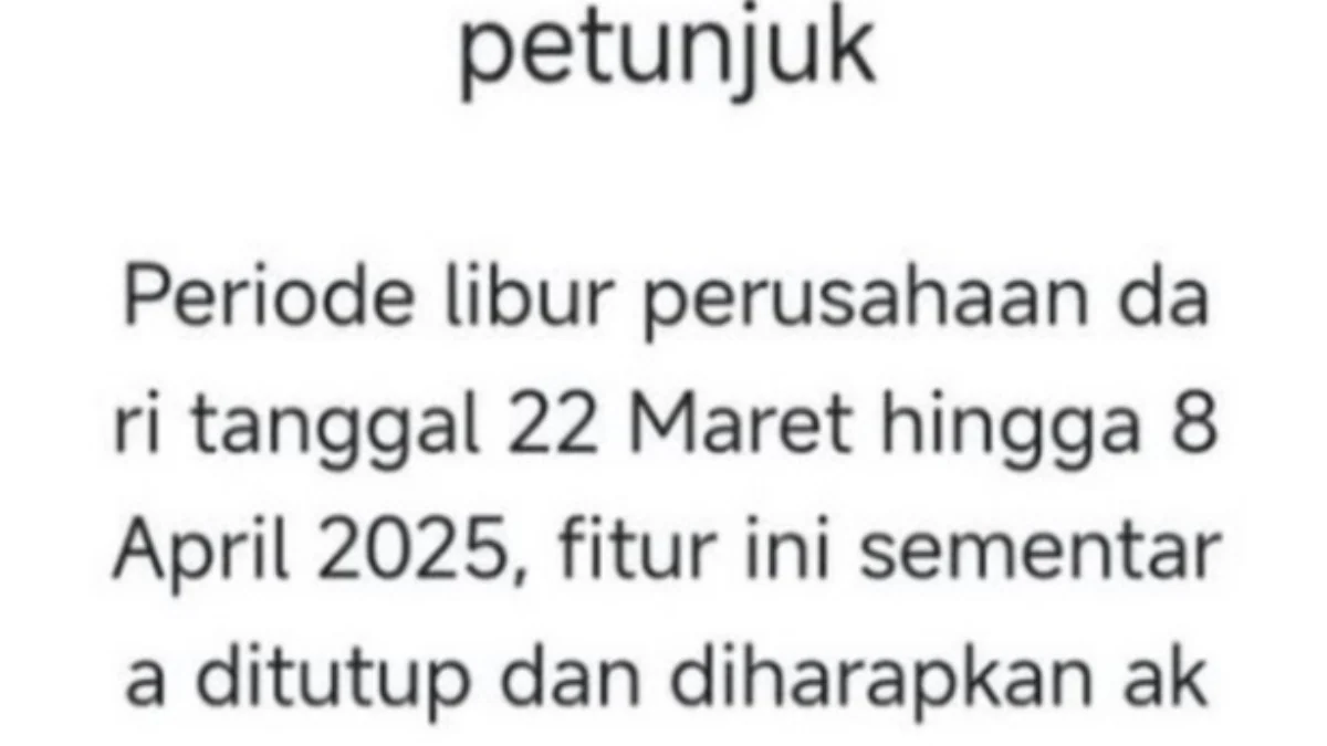 Aplikasi Next 15 yang akan mulai normal besok.