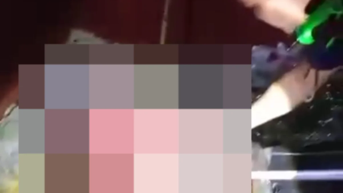 Mayat Wanita Dibungkus Selimut dan Lakban Gegerkan Warga Kos di Ciamis Tim inafis Polres Ciamis saat mengevakuasi mayat wanita di kamar kos di Ciamis yang dibungkus selimut pada Kamis (17/4/2025) malam. (Tangkapan layar)