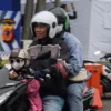 Pemudik menggunakan sepeda motor melintasi jalur Nagreg, Kabupaten Bandung, Sabtu (5/4). Foto: Dimas Rachmatsyah / Jabar Ekspres
