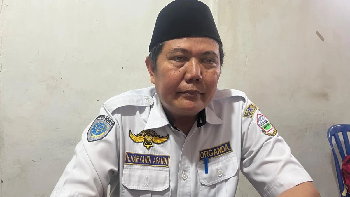 Sekretaris Organisasi Angkutan Darat (Organda) Kabupaten Bogor Haryandi Afandi. (Foto/Regi)