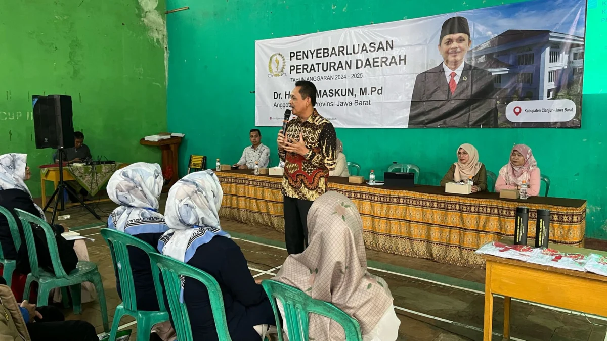 Anggota DPRD Tom Maskun Laksanakan Penyebarluasan Perda Ketahanan Keluarga di Naringgul Cianjur