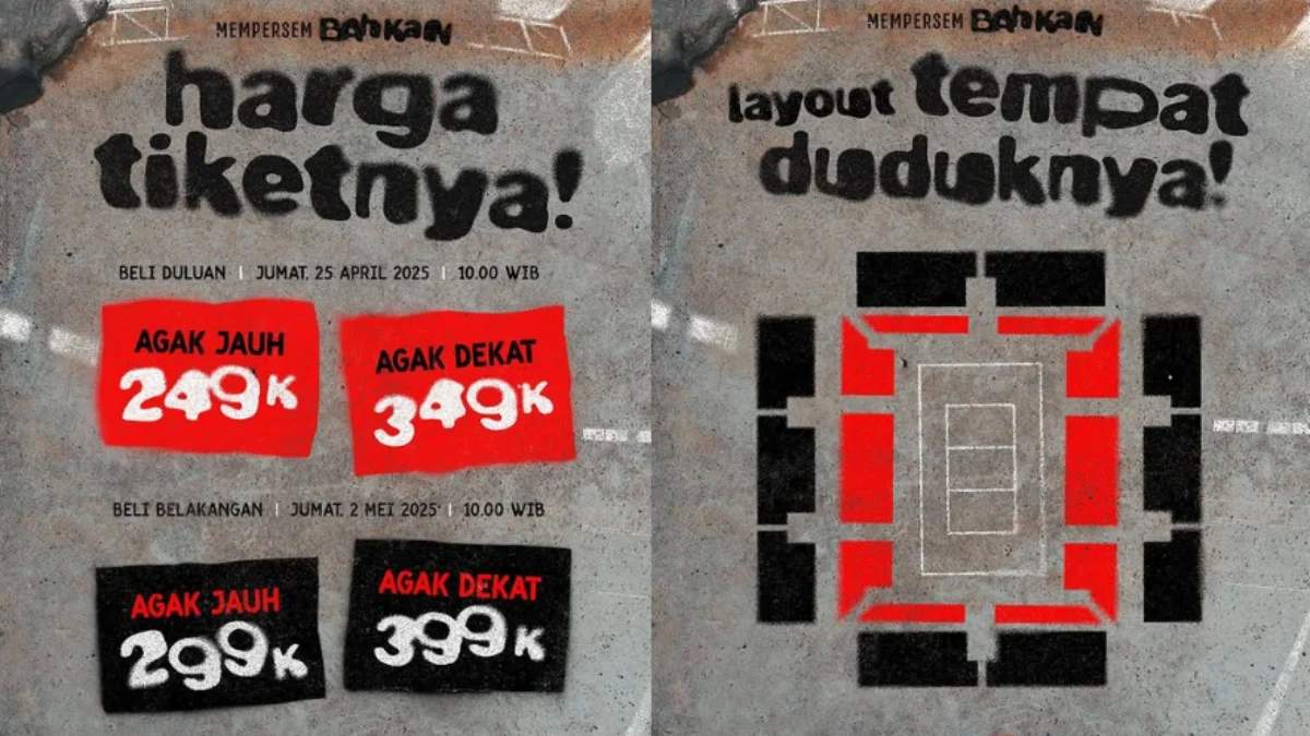 Link Harga Tiket dan Jadwal Duel Seru The Musicians vs D’Komika di Vindes Sports 2025 Link Harga Tiket dan Jadwal Duel Seru The Musicians vs D’Komika di Vindes Sports 2025