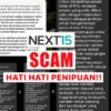 Aplikasi NEXT 15 Mendekati Scam Segera Tarik Uang Kalian!