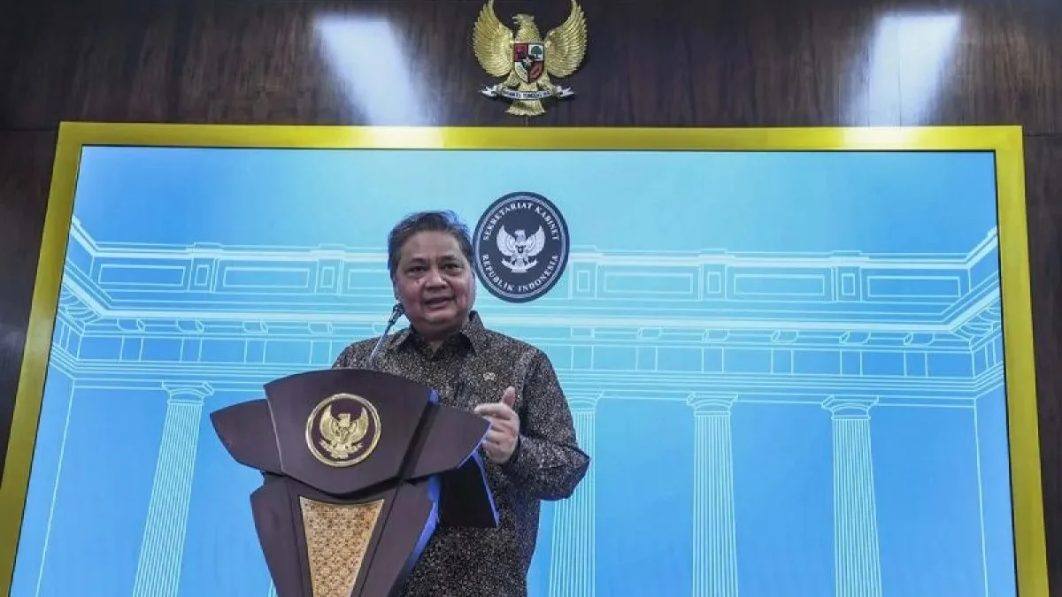 Menteri Koordinator (Menko) Bidang Perekonomian Airlangga Hartato. (foto/ANTARA)