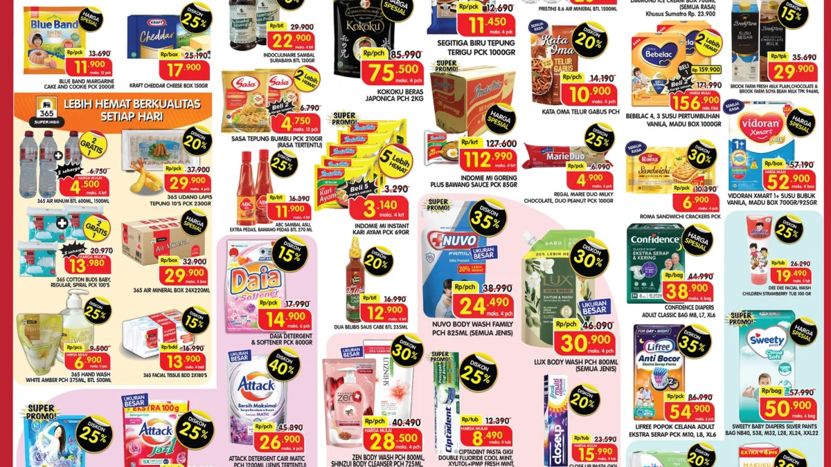 Promo Superindo Weekday Periode 28 April-1 Mei 2025, Super Promo Minyak Goreng dan Nugget