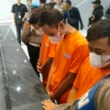 Dok. Lakukan aksi penipuan dan penggelapan, 4 pria di Bandung berhasil Dibekuk Polisi. Rabu (9/4). Foto. Sandi Nugraha.