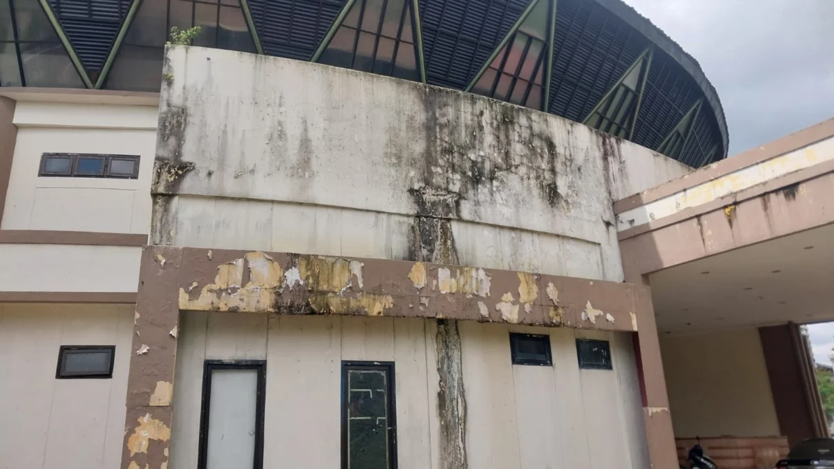 Kondisi gedung kesenian Kabupaten Bogor. Foto: Sandika