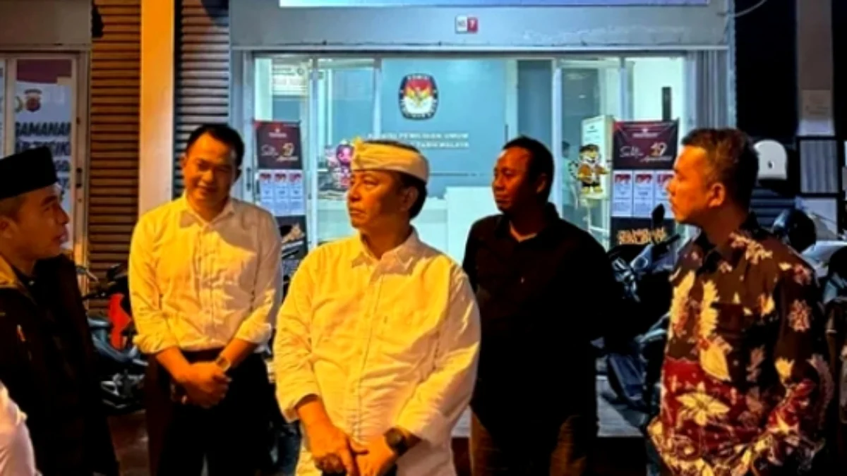 Sekda Jabar Herman Suryatman saat meninjau kesiapan PSU di Tasikmalaya.