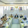 Jajaran Pemkot Bogor saat rapat bersama Komisi IV DPRD Provinsi Jabar dan OPD Pemprov Jabar, Senin (14/4. (Yudha Prananda / Istimewa)