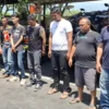 Satuan Reserse Kriminal (Satreskrim) Polresta Bandung berhasil mengamankan tujuh orang yang diduga berperan sebagai "Mata Elang" (Matel) atau penagih kendaraan kredit bermasalah tanpa prosedur resmi. Foto Agi
