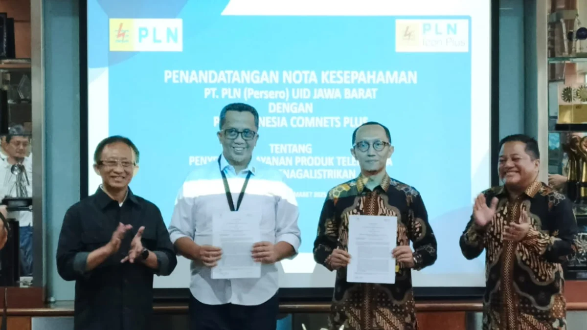 Terus Jalin Sinergi, PLN Icon Plus SBU Regional Jawa Barat menandatangi MOU dengan PLN UID Jawa Barat