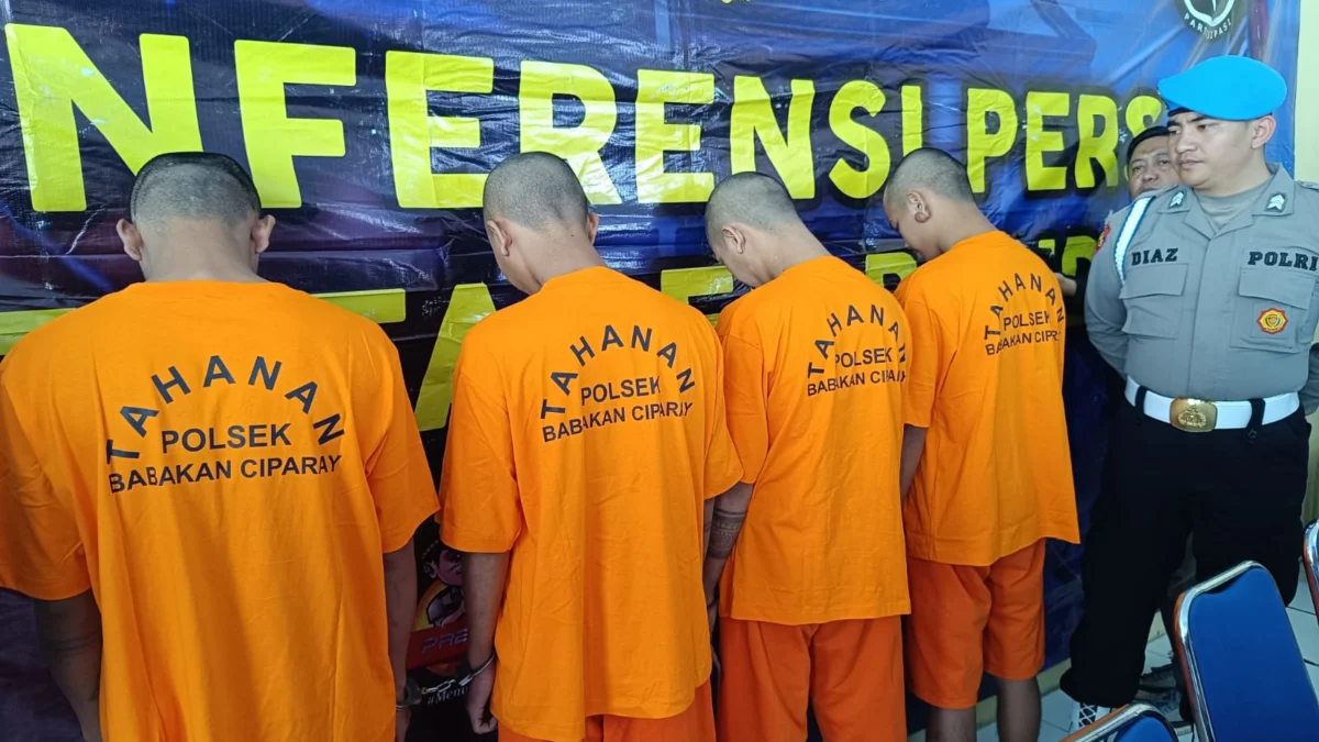 Dok. 4 orang pelaku curas berhasil diamankan oleh Polsek Babakan Ciparay. Selasa (22/4).