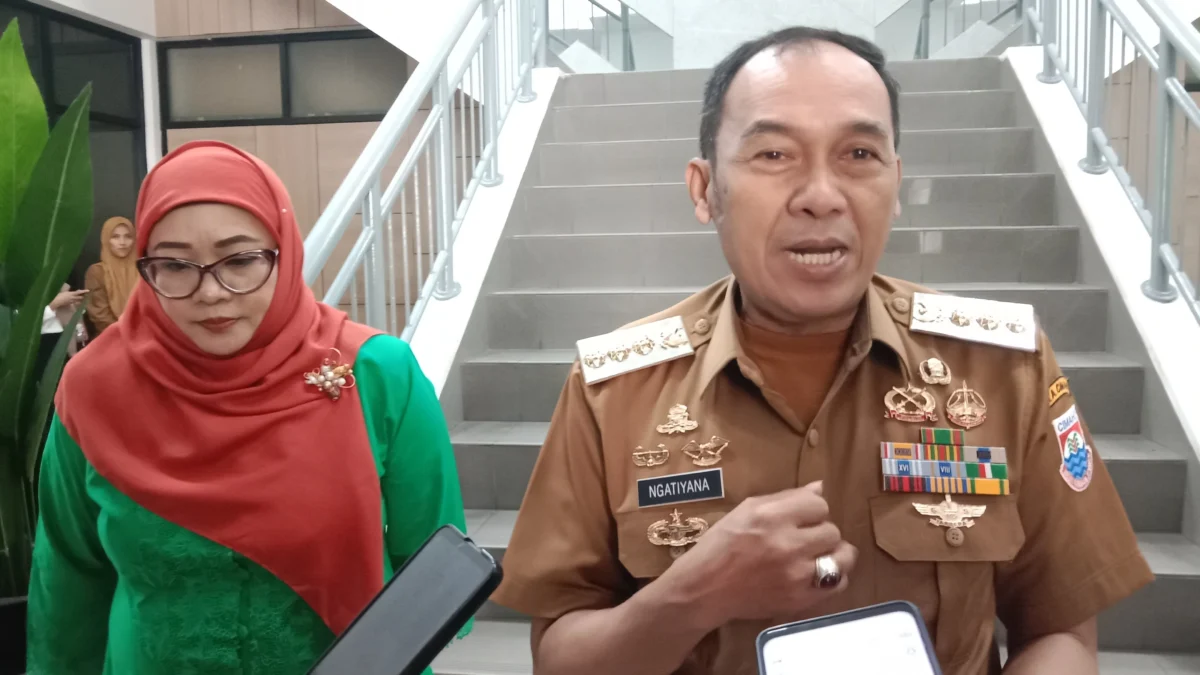 Wali Kota Cimahi, Ngatiyana dan Kepala DP3AP2KB Cimahi, Fitriani Manan/Fiman Satria/Jabar Ekspres/