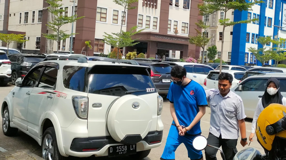 Dok. Tersangka kasus kekerasan seksual Priguna Anugerah Pratama (PAP). Foto. Sandi Nugraha.