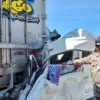 Laka lantas di Kilometer (KM) 138 ruas Jalan Tol Cileunyi-Sumedang-Dawuan (Cisumdawu) sekira pukul 10.15 WIB, tepatnya terjadi di wilayah Mandalaherang, Kecamatan Cimalaka, Kabupaten Sumedang pada Selasa, 29 April 2025. (Istimewa)