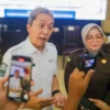 Wali Kota Bogor, Dedie A. Rachim dan Kejari Kota Bogor, Meilinda. (Yudha Prananda / Jabar Ekspres)