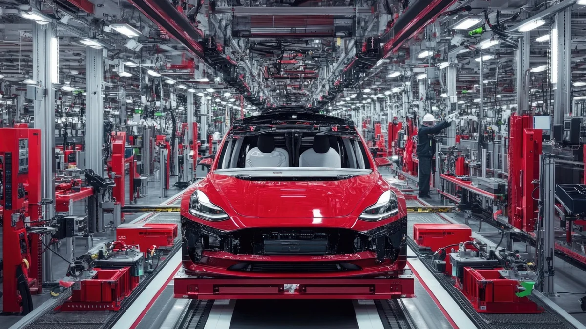 BYD Klaim Bisa Atasi Gangguan Ormas, Benarkah? Ilustrasi pabrik mobil. (Foto: Pixabay)