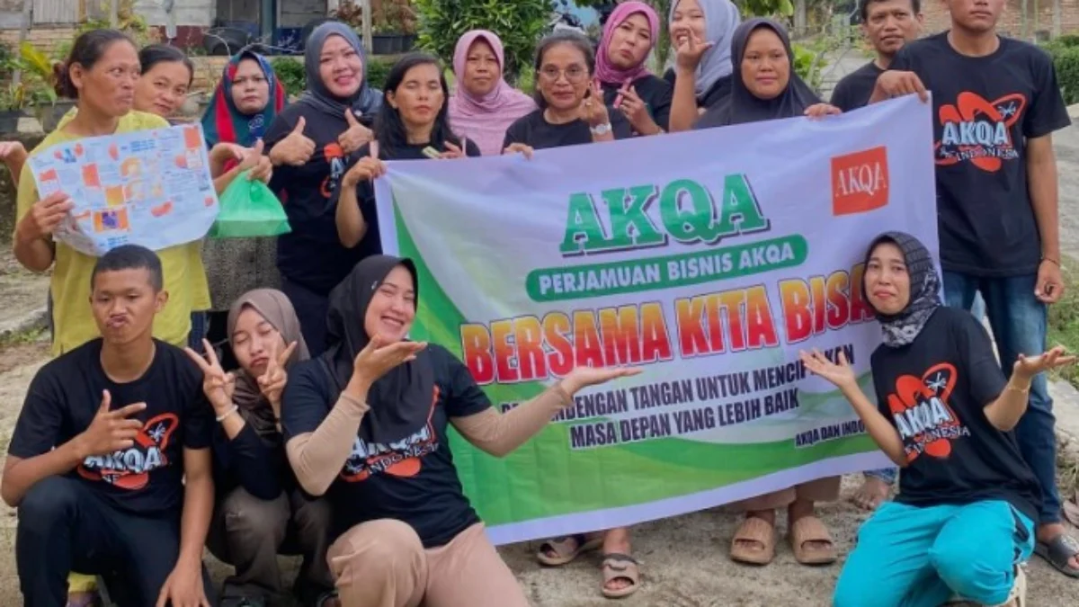 Aplikasi AQKA Sudah Berjalan 9 Bulan, Benarkah Aman? Ini Bukti Konkritnya Para member Aplikasi AQKA saat menggelar event