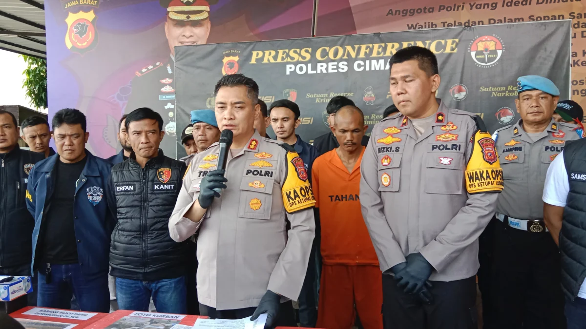 Polres Cimahi Berhasil Tangkap Pelaku Pembunuhan Sadis Terhadap Wanita di Cimahi (Mong)