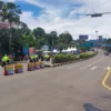 Situasi Simpang Gadog ketika Polres Bogor menerapkan one way dari arah Puncak menuju Jakarta, pada Rabu (2/4/2025). Foto: Regi