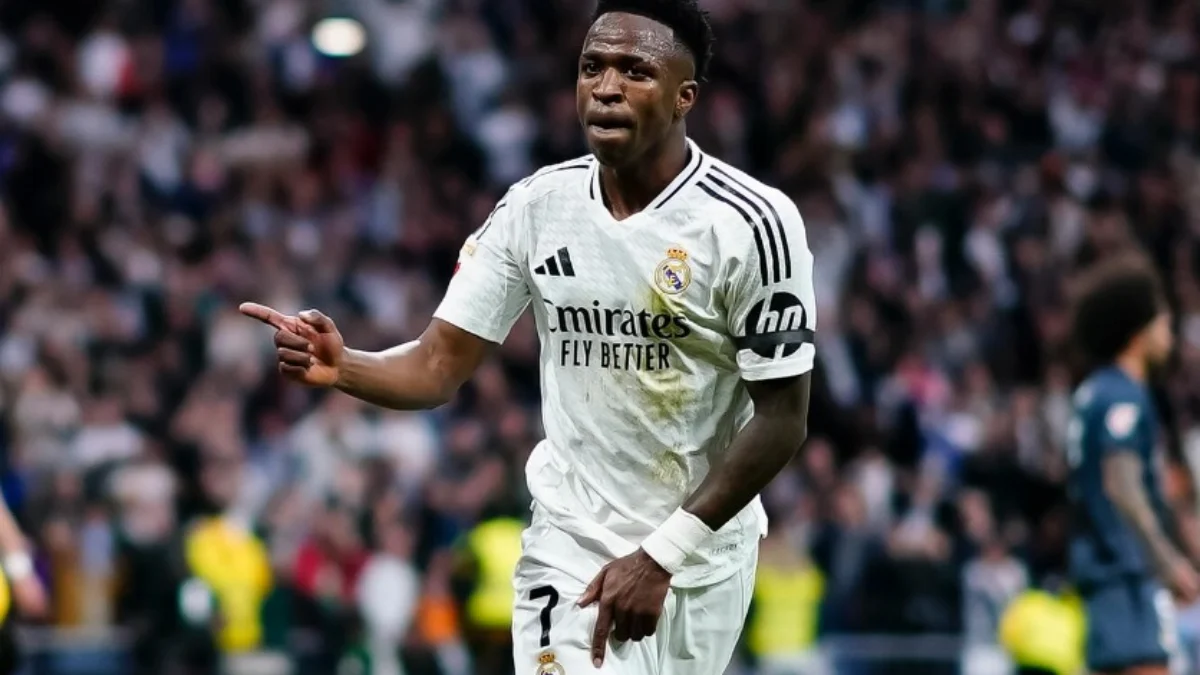 Pemain sayap kiri Real Madrid Vinicius Junior. (Instagram / vinijr)