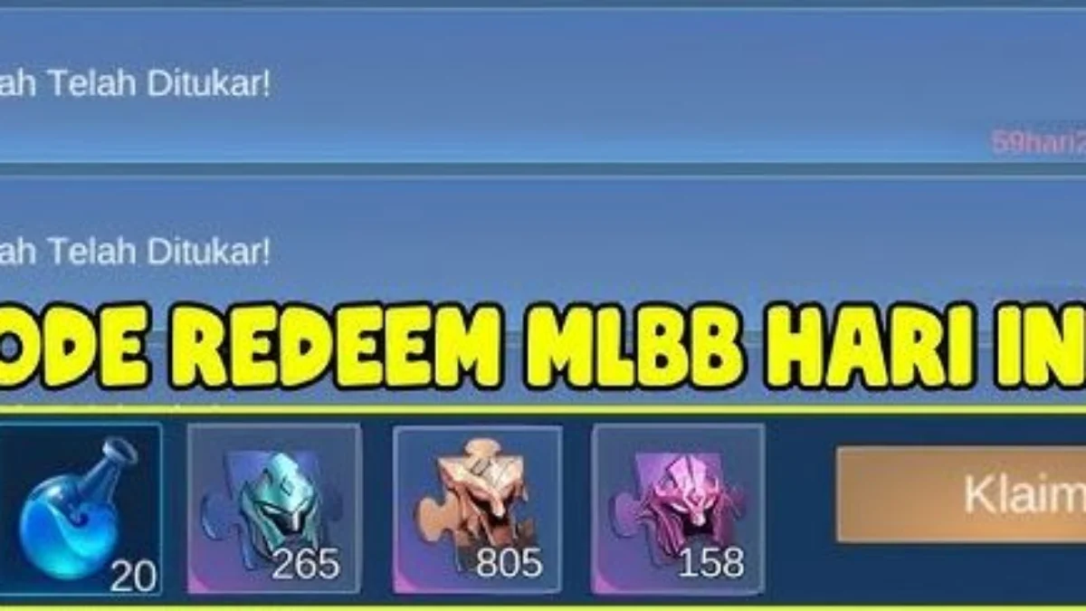 Terbaru Kode Redeem Mobile Legends Senin 7 April 2025