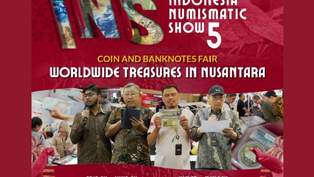Indonesia Numismatic Show 5 akan jadi Pameran uang kuno terbesar di Indonesia.