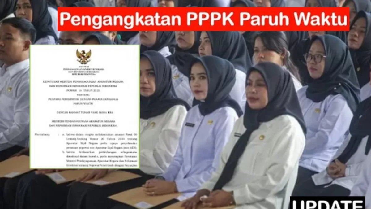 Ini Jadwal Pengangkatan PPPK Paruh Waktu 2024
