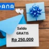 Saldo DANA Gratis dari Kejutan Amplop Digital berhadiah.