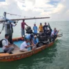Tebar 1 Juta Benih Rajungan yang dilakukan Pemprov Jabar dan Nelayan Indramayu.
