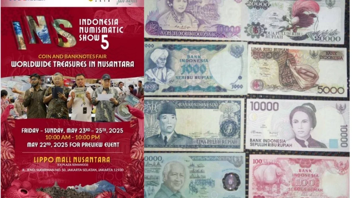 Lokasi jual beli uang kuno terbesar di Indonesia.