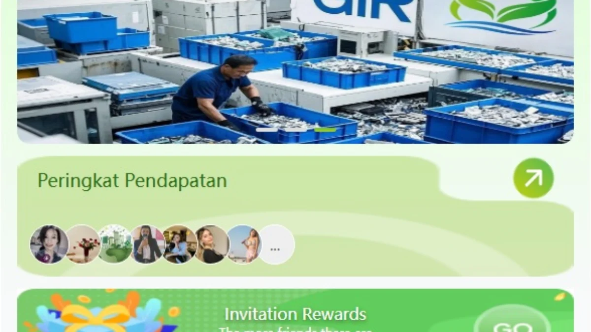 Benarkah Aplikasi GIRcycle Penghasil Uang? Modal Rp300.000 Hasilkan Rp3,2 Juta Dalam Waktu Singkat Aplikasi GIRCycle yang kini sedang naik daun.