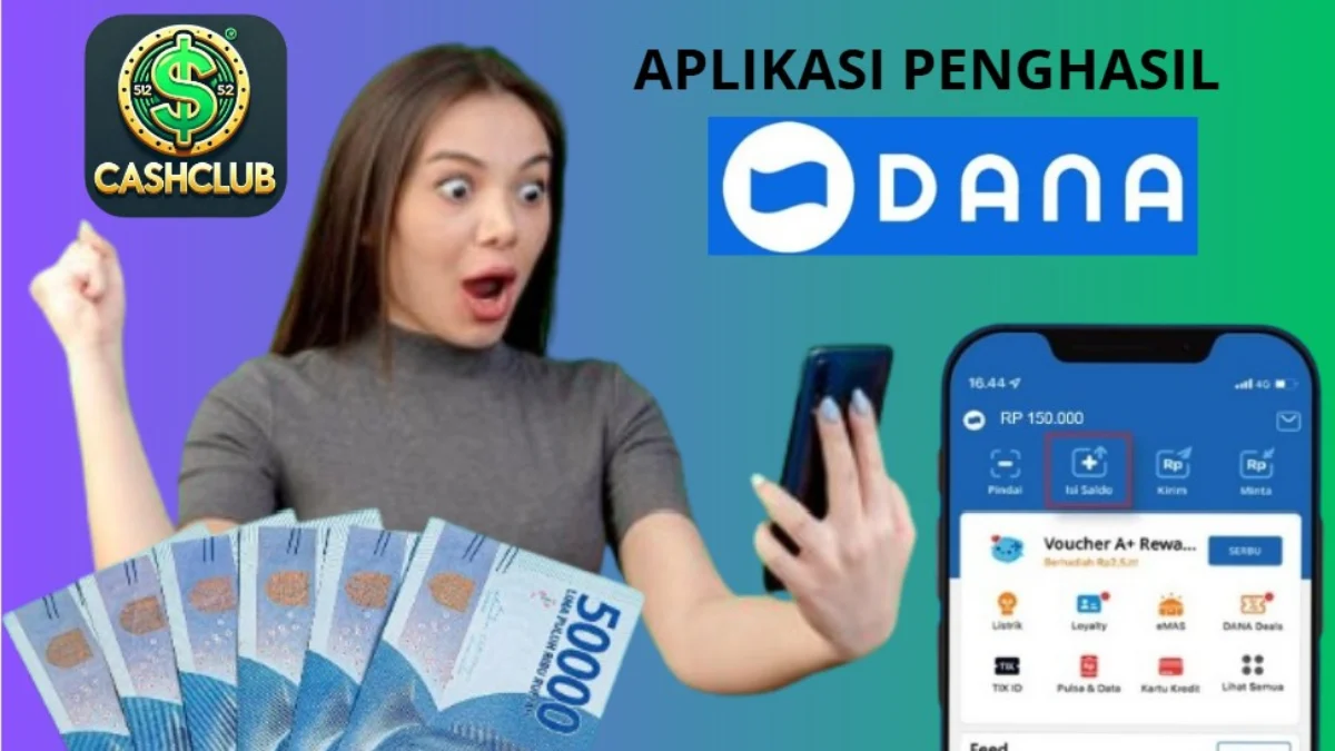 Aplikasi Penghasil saldo DANA Gratis langsung cair.