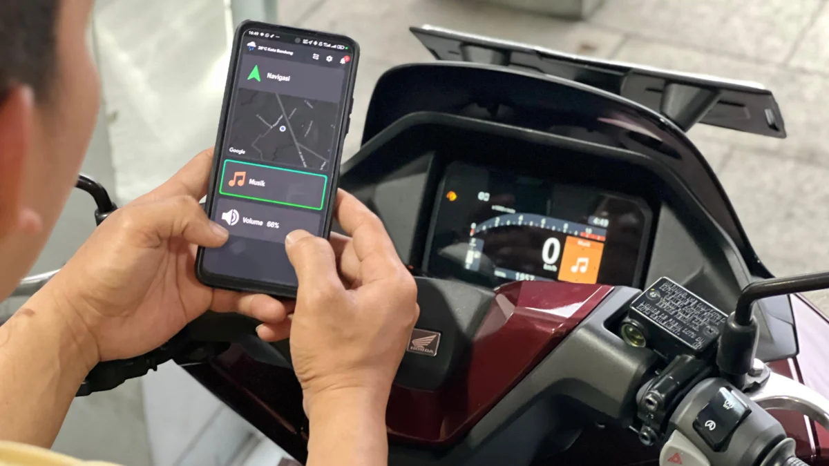 inovasi teknologi terbaru dari Honda pada New Honda PCX 160 Roadsync.