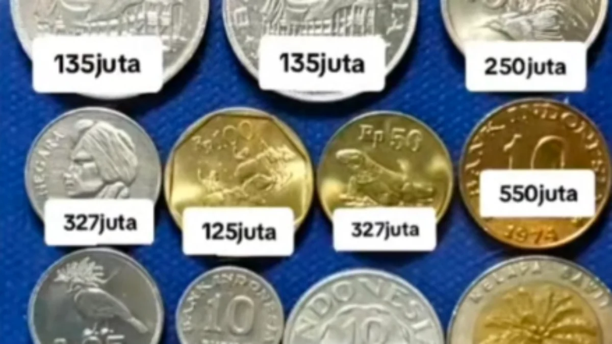 Koin Rp500 Melati Bukan Yang Termahal! 5 Uang Kuno ini Lebih dari Rp33 juta