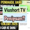 Apakah Benar Aplikasi ViuShort Penghasil Uang? Ini Faktanya