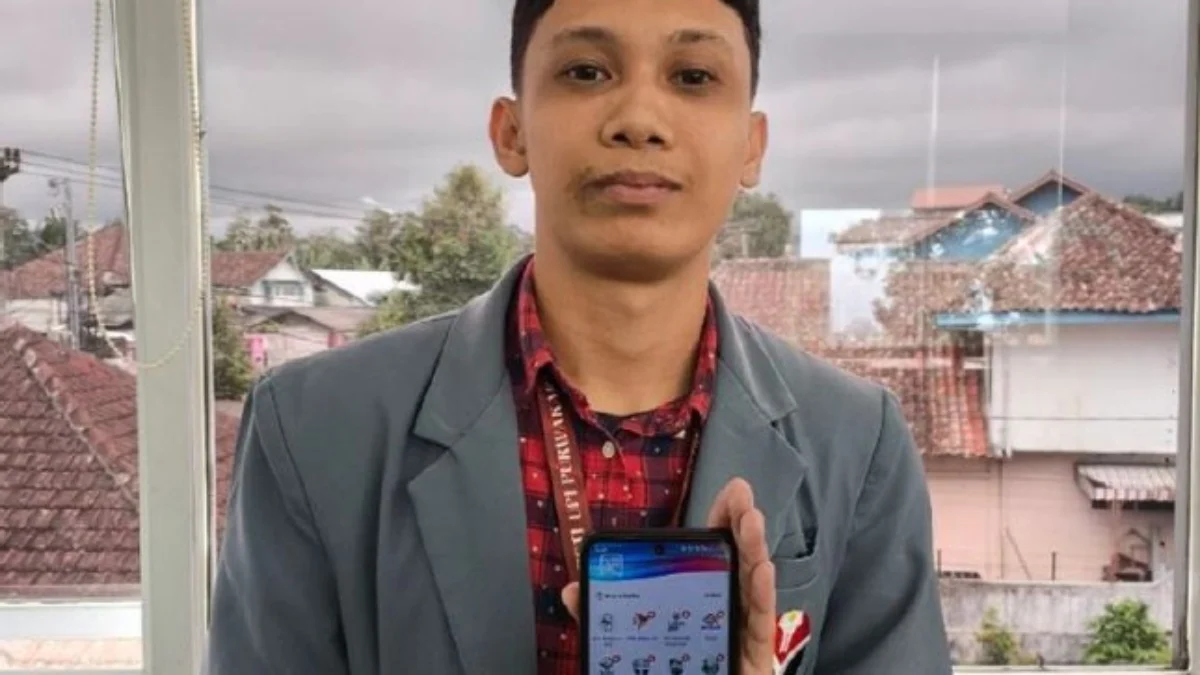 Yosafatur, mahasiswa asal Sukabumi yang sudah merasakan manfaat JKN di saat terdesak.