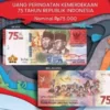 Uang 75 ribu yang kini berharga tinggi.