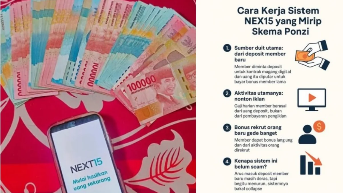 Terbongkar, Akhirnya Rahasia Aplikasi Next 15 Terungkap, Mantan Anggota Beberkan Fakta Mengejutkan Rahasia Aplikasi Next 15 yang akhirnya terbongkar.