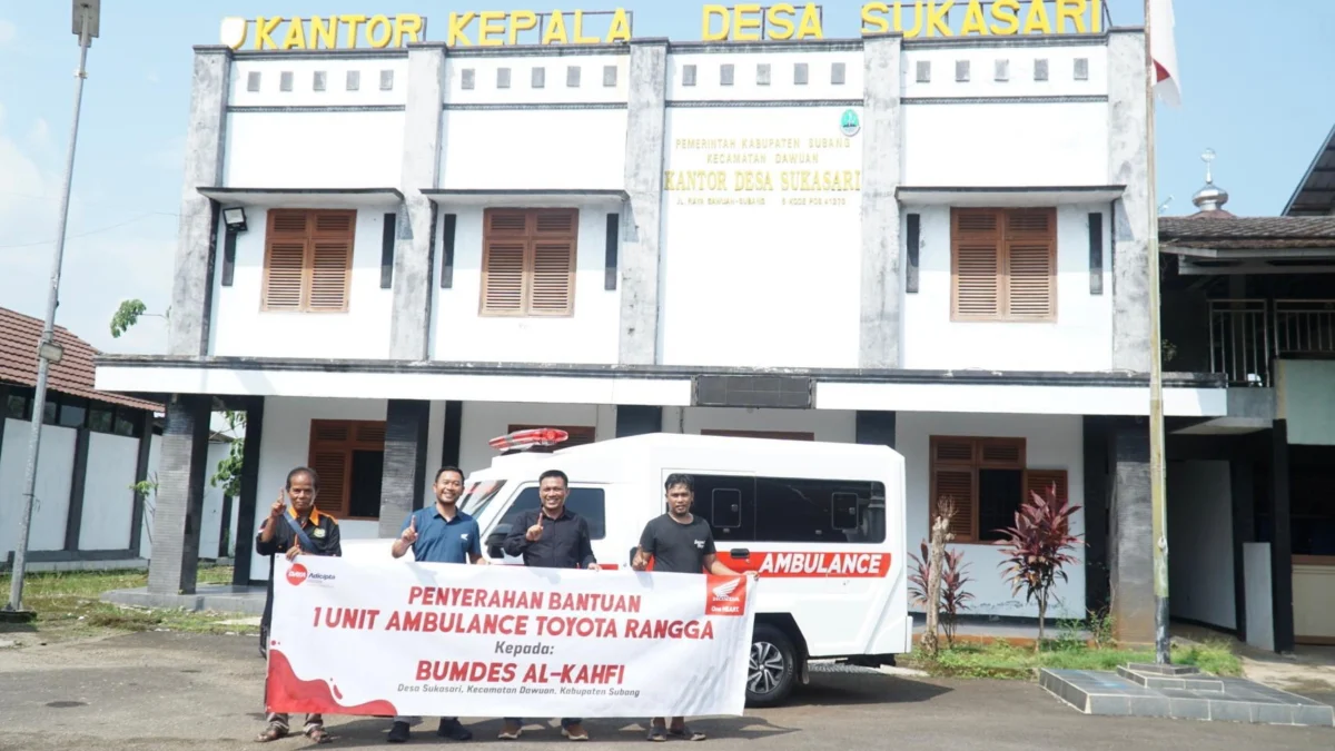 DAM Serahkan Bantuan Ambulance untuk Tingkatkan Layanan Kesehatan di Subang