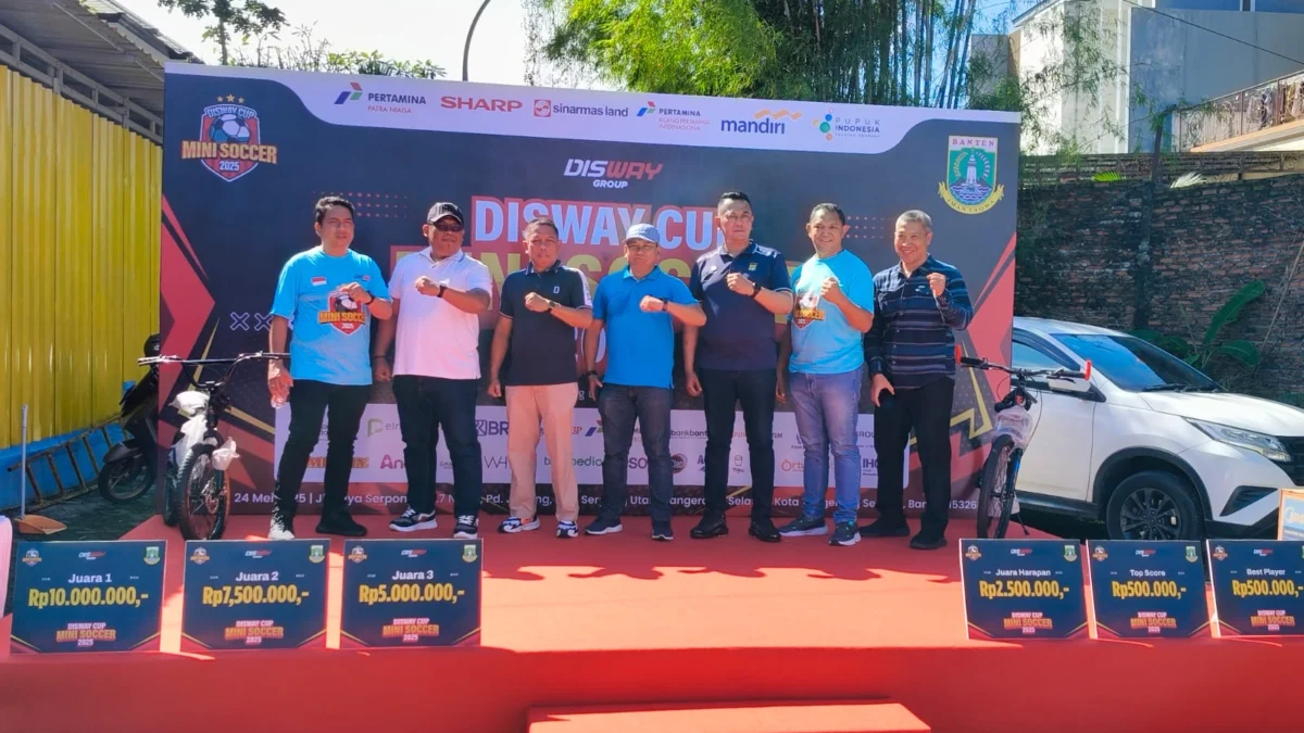 Disway Cup 2025 Satukan Wartawan se-Jadetabek di Turnamen Mini Soccer Disway Cup 2025 Satukan Wartawan se-Jadetabek di Turnamen Mini Soccer
