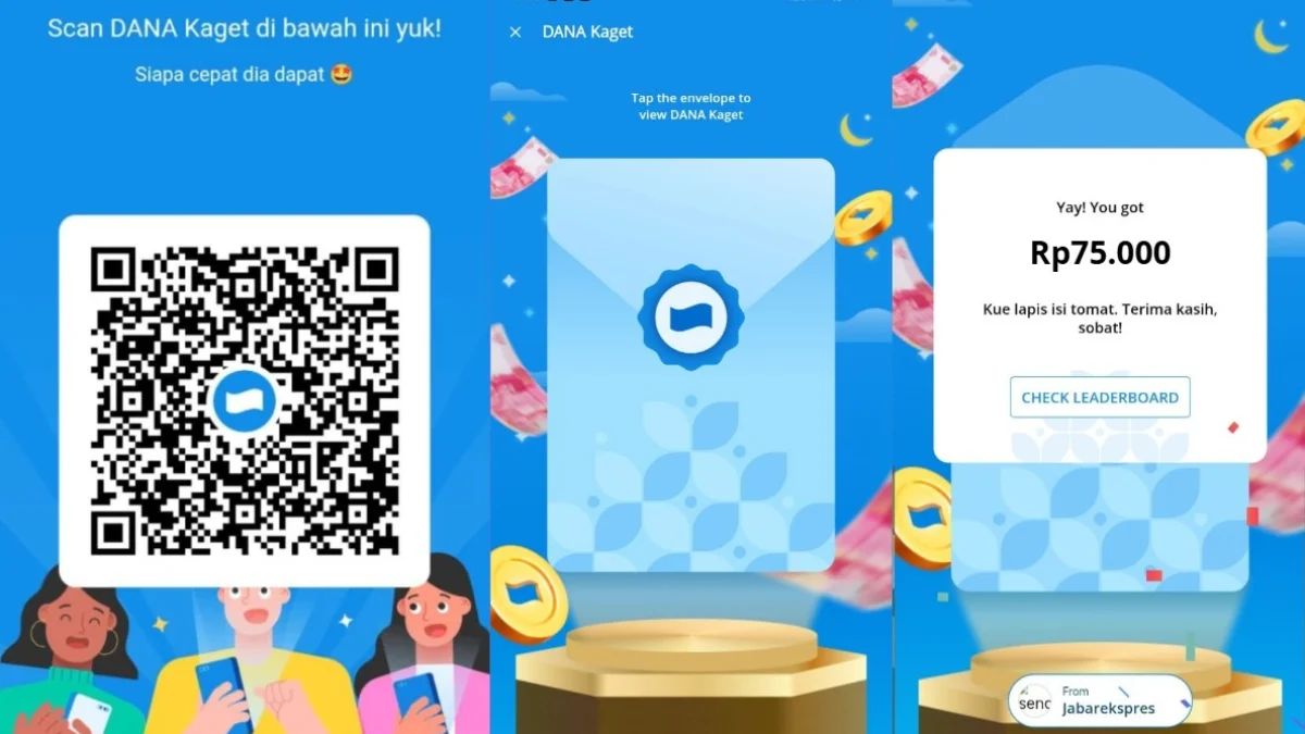 Barcode Saldo DANA Gratis untuk di SCAN.