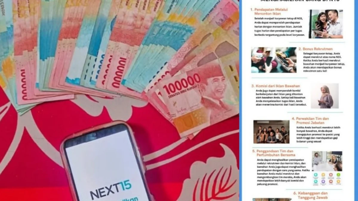 Aplikasi N 15 yang kini sedang gencar promosi.