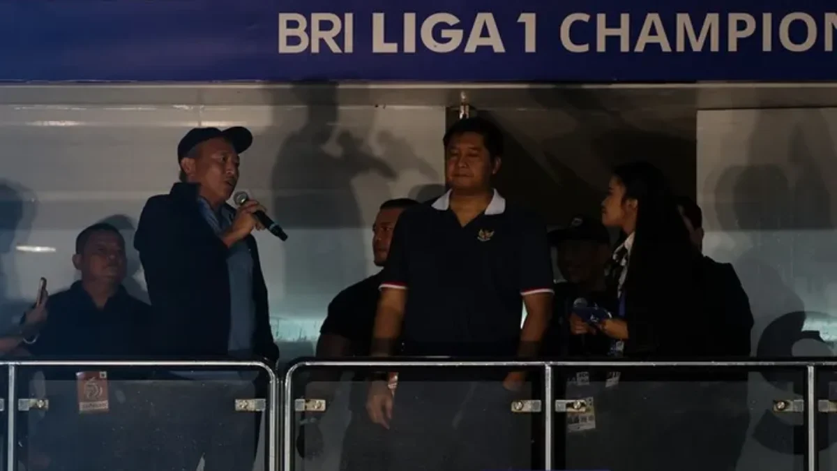 Bos Persib Glen Sugita dan Maruarar Sirait/Foto: Persib/