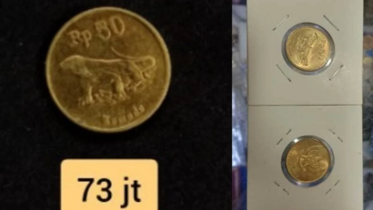 Laku 73 Juta, Koin Uang Kuno Rp50 Komodo Bisa Coba Dijual di Tempat Ini Koin uang kuno komodo Rp50 yang laku mahal.